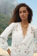 Off-White Richelieu Long Sleeve Blouse - Image 2
