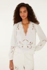 Off-White Richelieu Long Sleeve Blouse - Image 6