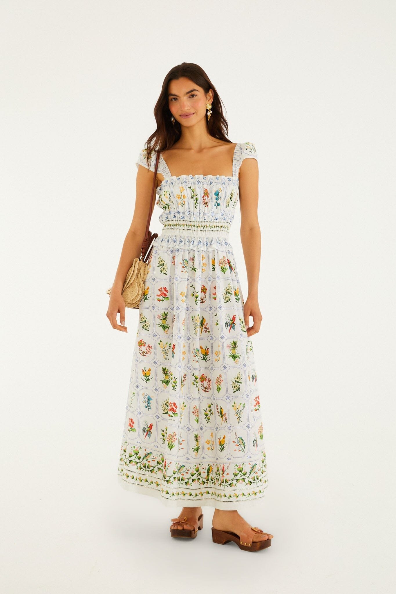 nonelie-off-white-tropical-porcelain-organic-cotton-maxi-dress_355825.jpg Off-White Tropical Porcelain Maxi Dress - Image 1