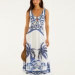 Off-White Wonderful City  Maxi Dress