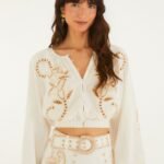 Off-White Richelieu Long Sleeve Blouse