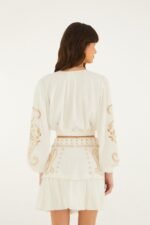 Off-White Richelieu Long Sleeve Blouse - Image 3