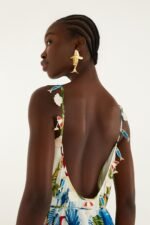 Rio Beach Off-White Maxi Dress - Image 5