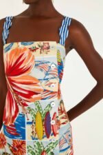 Multicolor Summer Diary Mini Dress - Image 2