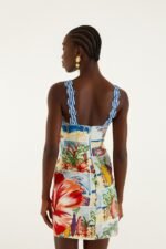 Multicolor Summer Diary Mini Dress - Image 3