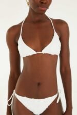 Triangle Bikini Top With Tie On The Neck - Image 3