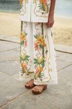 Tropical Royalty Off-White Pants - Image 2