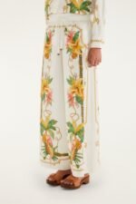 Tropical Royalty Off-White Pants - Image 4