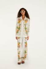Tropical Royalty Off-White Pants - Image 5