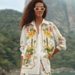 Tropical Royalty Off-White Shirt Long Sleeve