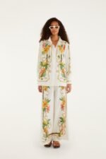 Tropical Royalty Off-White Shirt Long Sleeve - Image 6